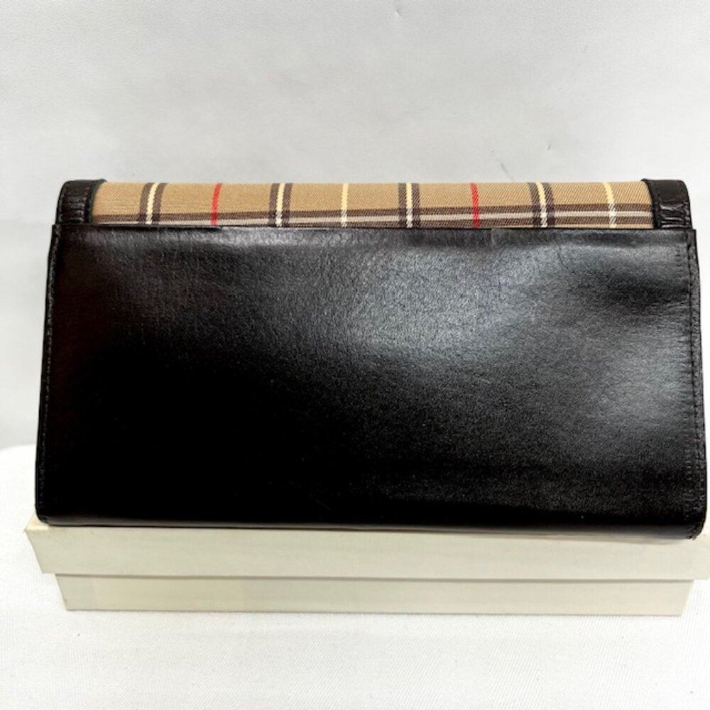 New Beautiful VIVA SPORT Women Wallet Leather burgendy Nova Check Bi-Fold (93 - Picture 5 of 11